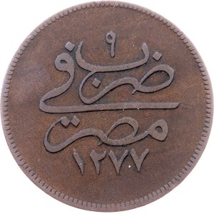 Egypt, 10 Para AH 1277//9 (1868)