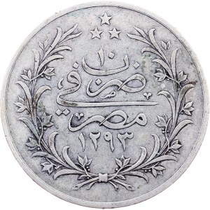 Egypt, 10 Qirsh AH 1293//10 (1884), W, Berlin