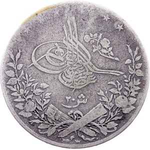 Egypt, 20 Qirsh AH 1293//10 (1885), W, Berlin