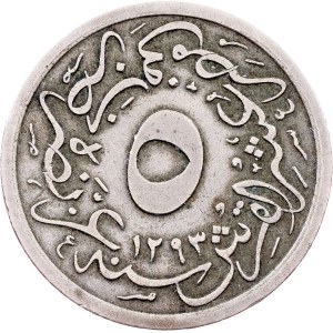 Egypt, 5/10 Qirsh AH 1293//13 (1887)