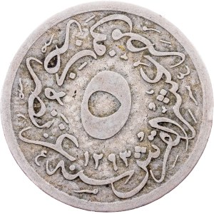 Egypt, 5/10 Qirsh AH 1293//23 (1897)