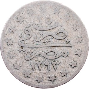 Egypt, 1 Qirsh AH 1293//25 (1899), Brussels