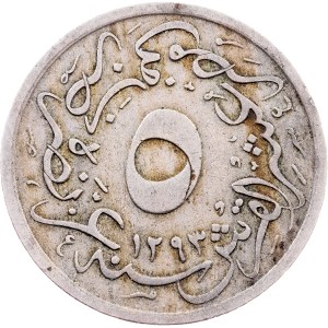 Egypt, 5/10 Qirsh AH 1293//29 (1903)