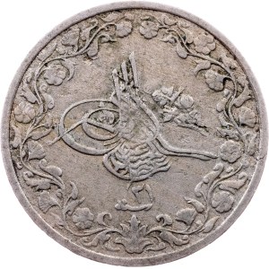 Egypt, 2/10 Qirsh AH 1293//31 (1905), H, Heaton