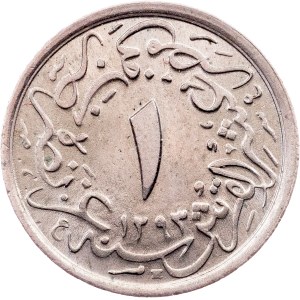 Egypt, 1/10 Qirsh AH 1293//32 (1906), H, Heaton