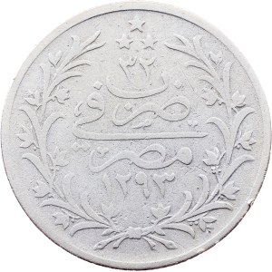 Egypt, 5 Qirsh AH 1293//32 (1906), H, Heaton