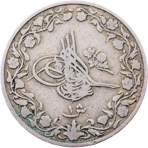 Egypt, 1 Qirsh AH 1293//33 (1907), H, Heaton