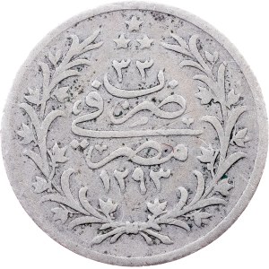 Egypt, 2 Qirsh AH 1293//33 (1907), H, Heaton