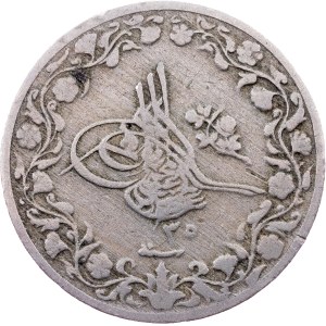 Egypt, 2/10 Qirsh AH 1293//35 (1909), H, Heaton
