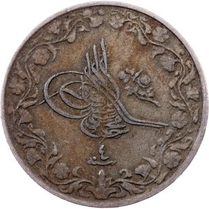 Egypt, 2/10 Qirsh AH 1327//4 (1911), H, Heaton