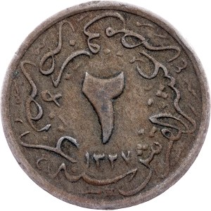 Egypt, 2/10 Qirsh AH 1327//4 (1911), H, Heaton