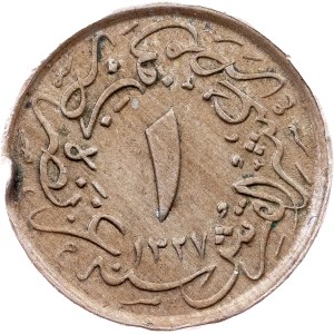 Egypt, 1/10 Qirsh AH 1327//4 (1912), H, Heaton