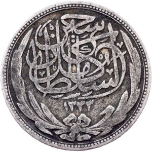 Egypt, 2 Piastres AH 1335 (1917), Bombay