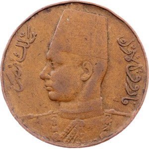 Egypt, 1 Millieme AH 1357 (1938), Heaton