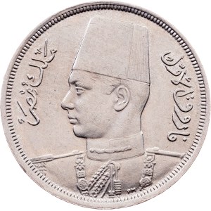 Egypt, 10 Milliemes AH 1360 (1941), Heaton