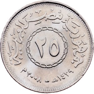 Egypt, 25 Piastres AH 1429 (2008), Cairo