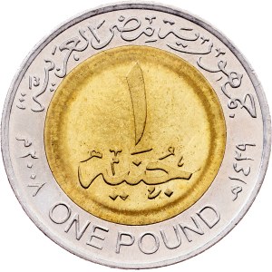 Egypt, 1 Pound AH 1429 (2008), Cairo