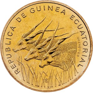 Equatorial Guinea, 5 Francos CFA 1985, Paris