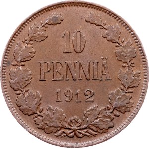 Finland, 10 Pennia 1912, Helsinki