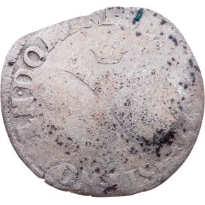 France, 1 Quinzain / Edict of 1640 Counterstamped Douzain ND (1640)