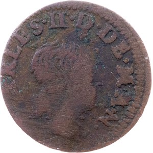 France, Double Tournois ND (1652-1654), Charleville
