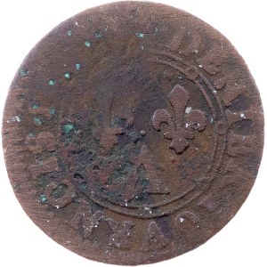 France, Double Tournois ND (1652-1654), Charleville