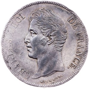 France, 5 Francs 1828, BB, Strasbourg