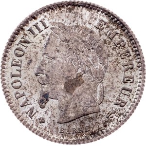 France, 20 Centimes 1867, BB, Strasbourg