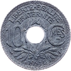 France, 10 Centimes 1941, Paris