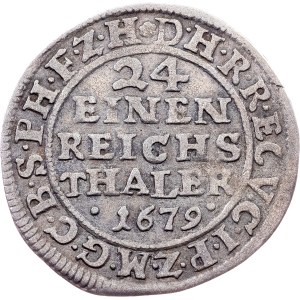 Germany, 1/24 Reichsthaler 1679, LCS, Halberstadt