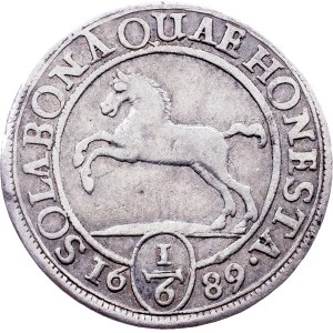 Germany, 1/6 Thaler / 6 Mariengroschen 1689