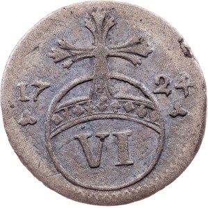 Germany, 6 Pfennig 1724, Goslar