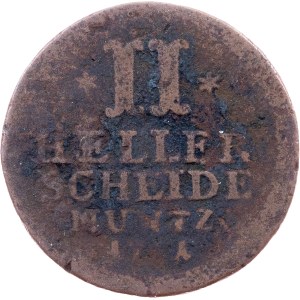 Germany, 2 Heller 1751