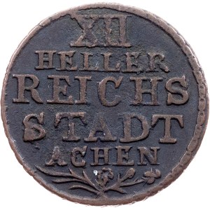 Germany, 12 Heller 1765, IK, Aachen