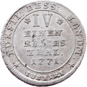 Germany, 1/4 Reichsthaler 1771, FU, Kassel
