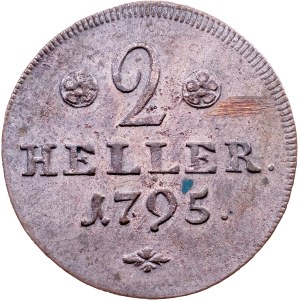 Germany, 2 Heller 1795