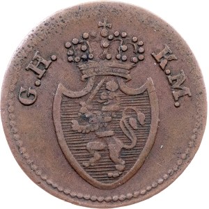 Germany, 1 Pfennig 1819, Darmstadt