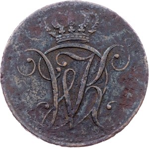 Germany, 4 Heller 1821, Kassel