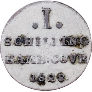 Germany, 1 Schilling 1828, HSK