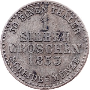 Germany, 1 Silbergroschen 1853, Kassel