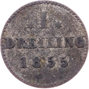 Germany, 1 Dreiling 1855