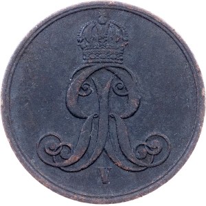 Germany, 2 Pfennige 1858, B, Hannover
