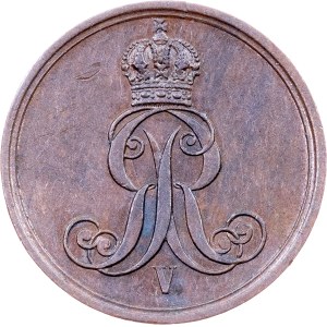 Germany, 1 Pfennig 1858, B, Hannover