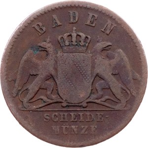 Germany, 1 Kreuzer 1859, Karlsruhe