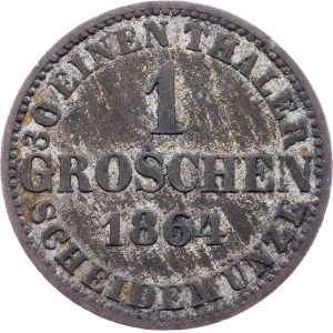 Germany, 1 Groschen 1864, B, Hannover