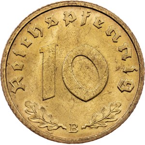 Germany, 10 Reichspfennig 1938, B, Vienna
