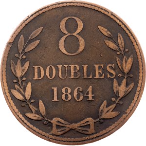 Guernsey, 8 Doubles 1864