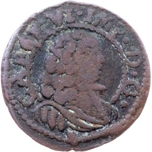 Italien, 1/2 Soldo / 1 Cagliarese 1712