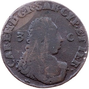 Italien, 3 Cagliaresi 1732
