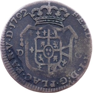 Italy, 10 Soldi 1792, DG, Piacenza